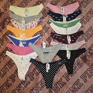 Victoria's Secret PINK Thong Bundle